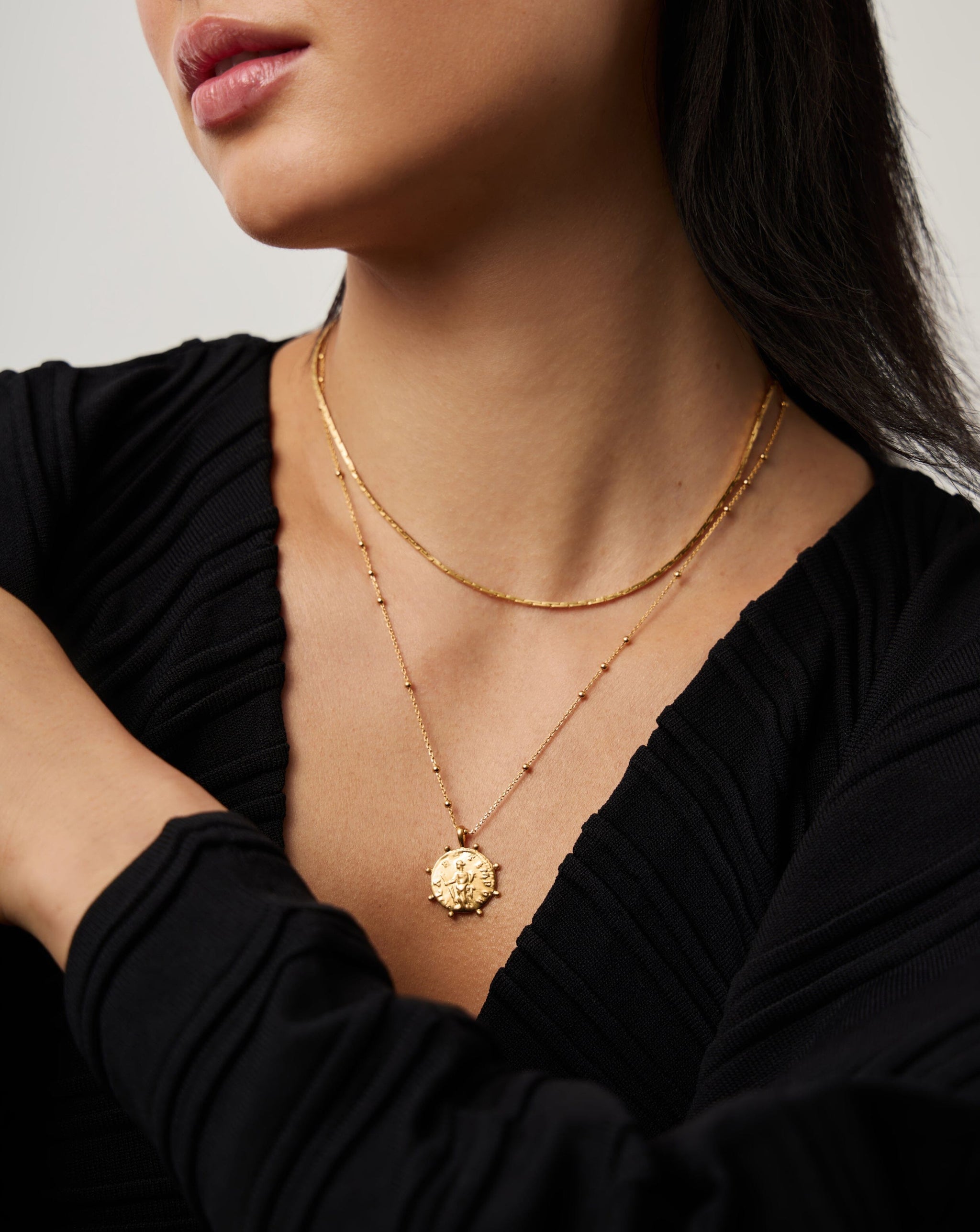 Lucy Williams Beaded Coin Necklace Necklaces Missoma 
