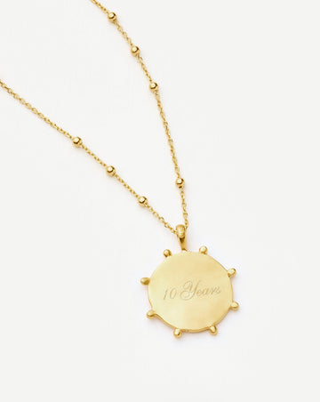 Lucy Williams Beaded Coin Necklace Necklaces Missoma 