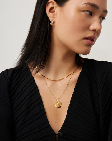 Lucy Williams Beaded Coin Necklace Necklaces Missoma 