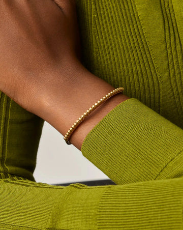 Lucy Williams Beaded Cuff | 18ct Gold Plated Bracelets Missoma 
