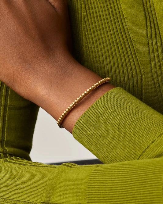 Lucy Williams Beaded Cuff | 18ct Gold Plated Bracelets Missoma 