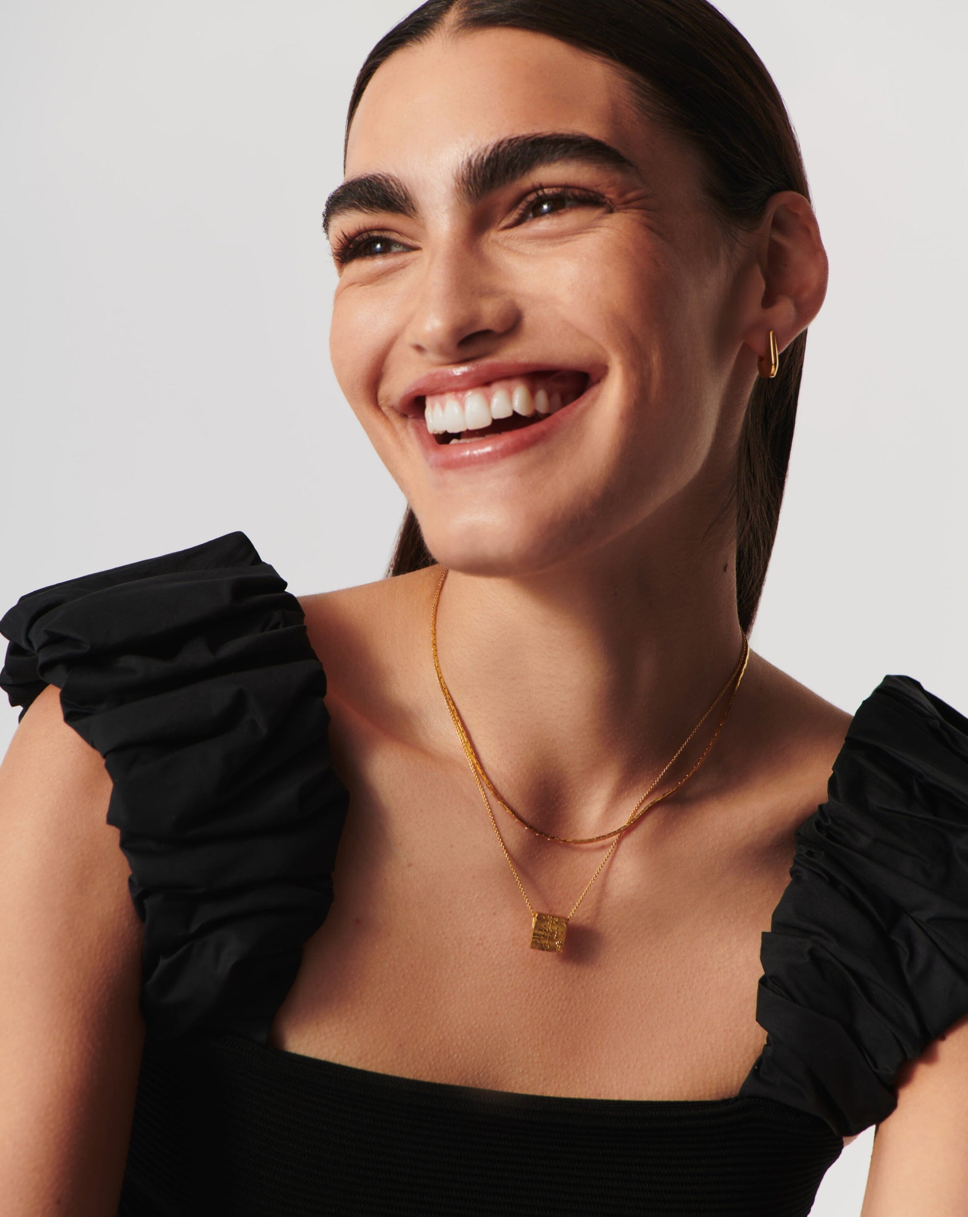 Lucy Williams Byzantine Square Coin Pendant Necklace | 18ct Gold Vermeil Necklaces Missoma 