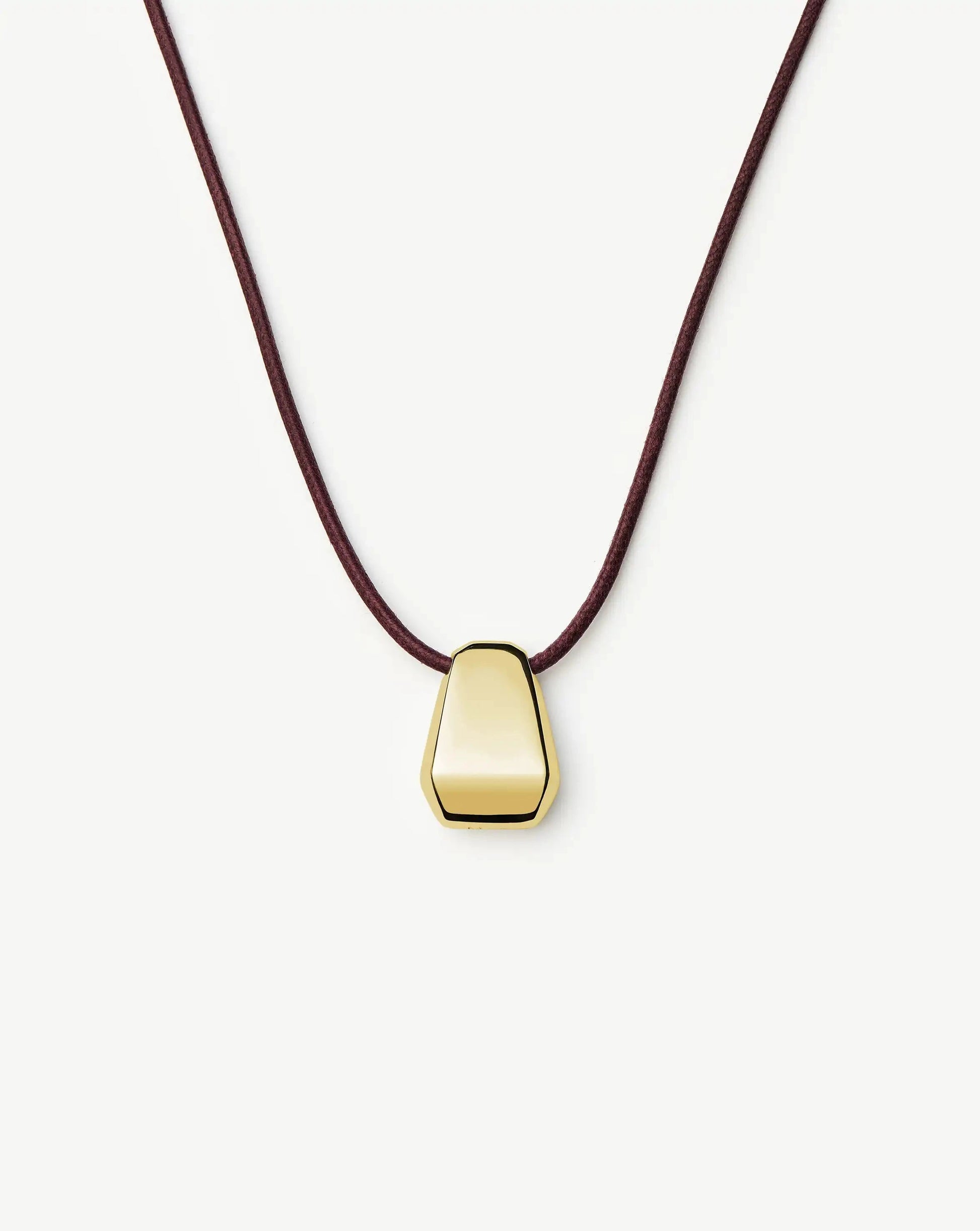 Lucy Williams Engravable Arco Cord Necklace | 18ct Gold Plated Necklaces Missoma 