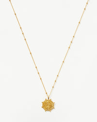 Lucy Williams Engravable Beaded Coin Necklace Necklaces Missoma 