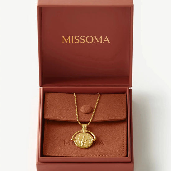Lucy Williams Engravable Roman Arc Coin Necklace | 18ct Gold Plated Necklaces Missoma 