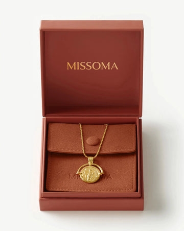 Lucy Williams Engravable Roman Arc Coin Necklace | 18ct Gold Plated Necklaces Missoma 