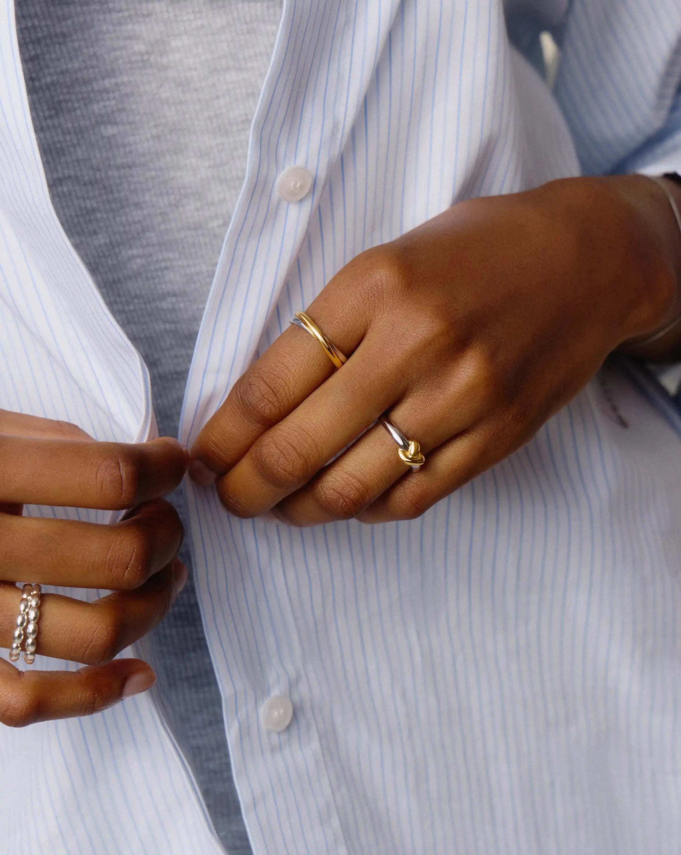 Lucy Williams Entwine Ring | Mixed Metal Rings Missoma 
