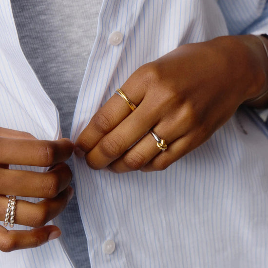 Lucy Williams Entwine Ring | Mixed Metal Rings Missoma 