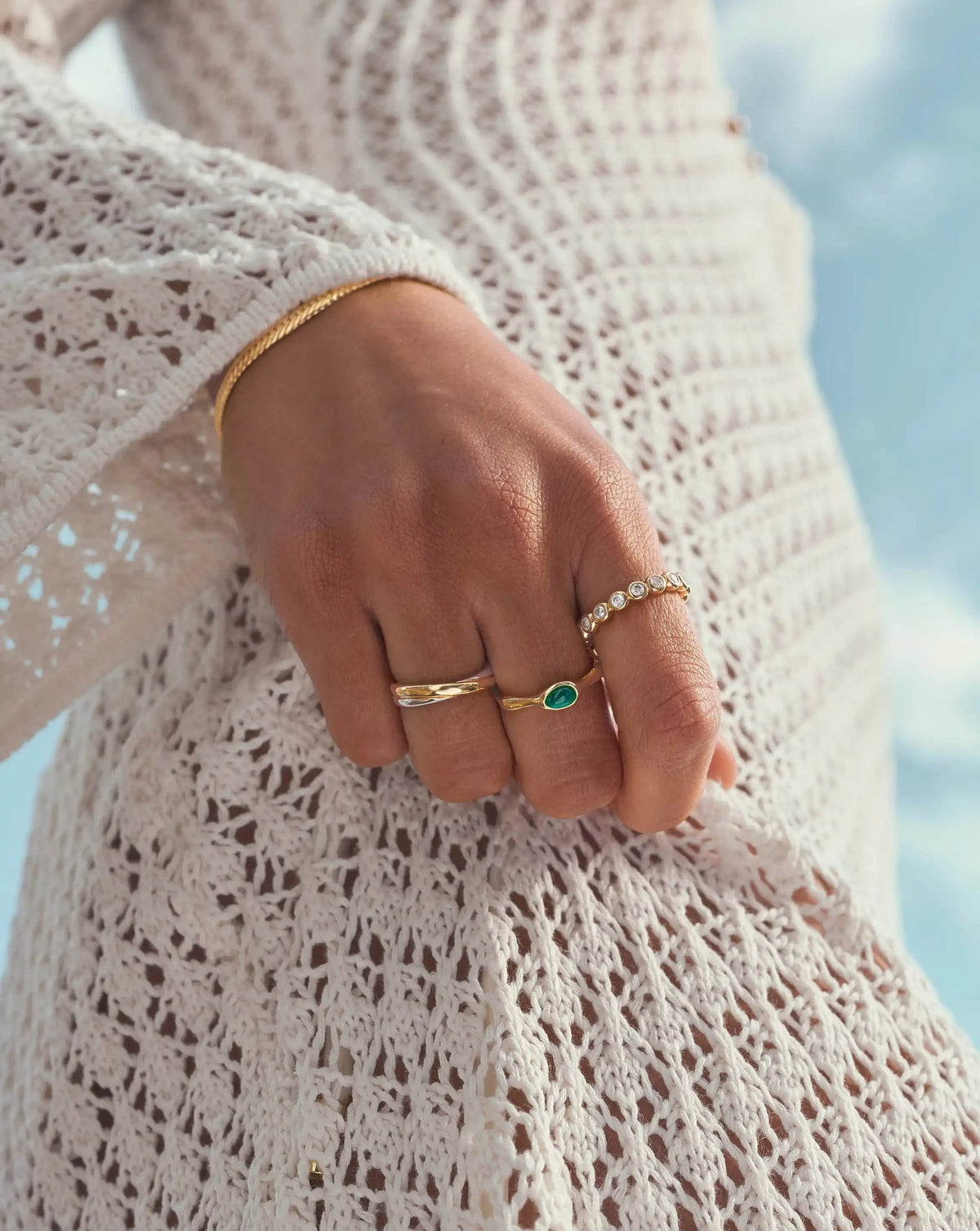 Lucy Williams Entwine Ring | Mixed Metal Rings Missoma 