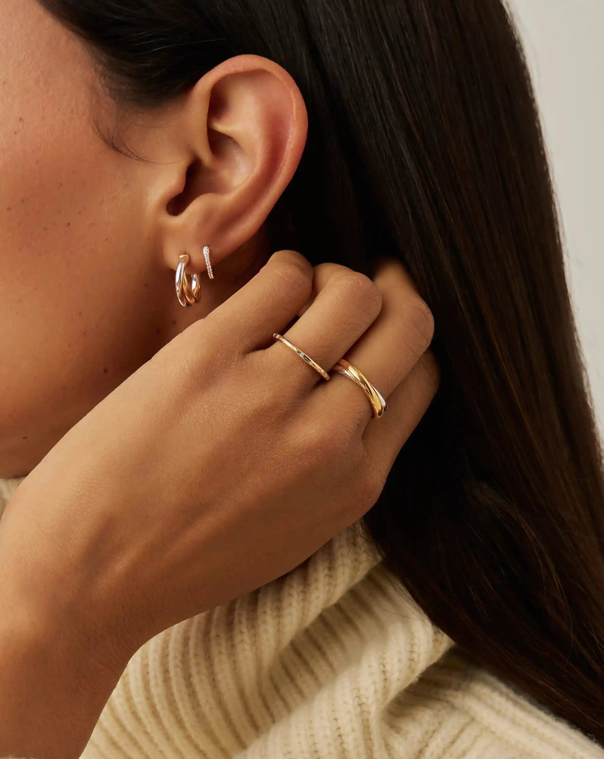 Lucy Williams Entwine Ring | Mixed Metal Rings Missoma 