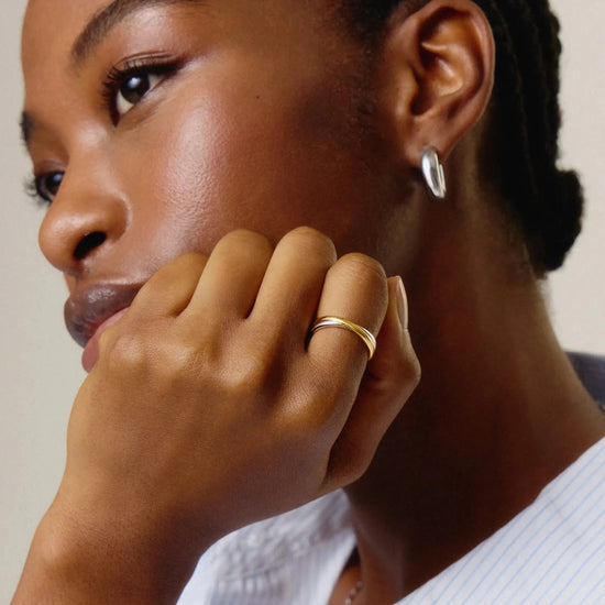 Lucy Williams Entwine Ring | Mixed Metal Rings Missoma 