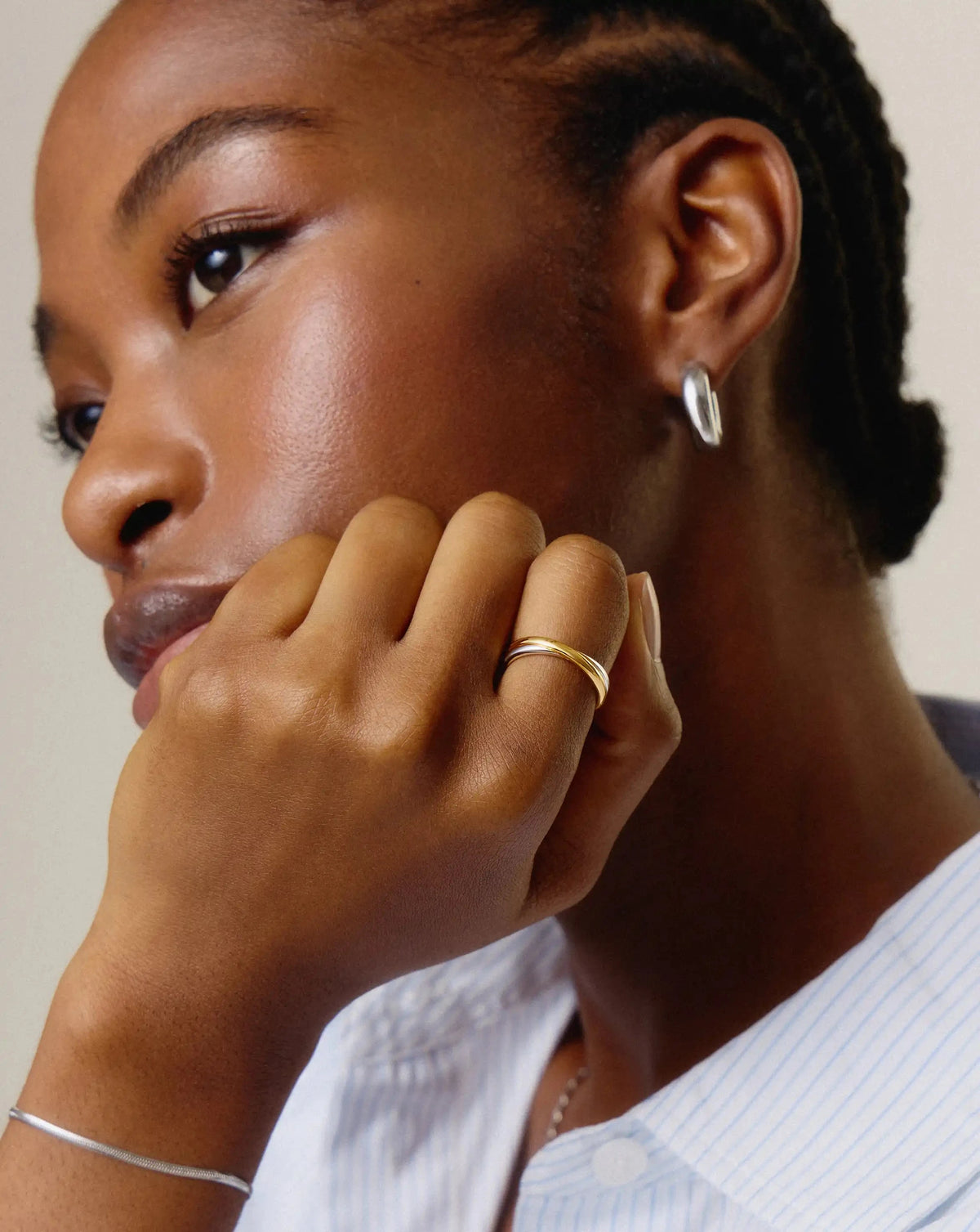 Lucy Williams Entwine Ring | Mixed Metal Rings Missoma 