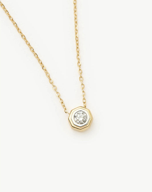 Lucy Williams Fine Diamond Pendant Necklace | 14ct Yellow Gold Necklaces Missoma 