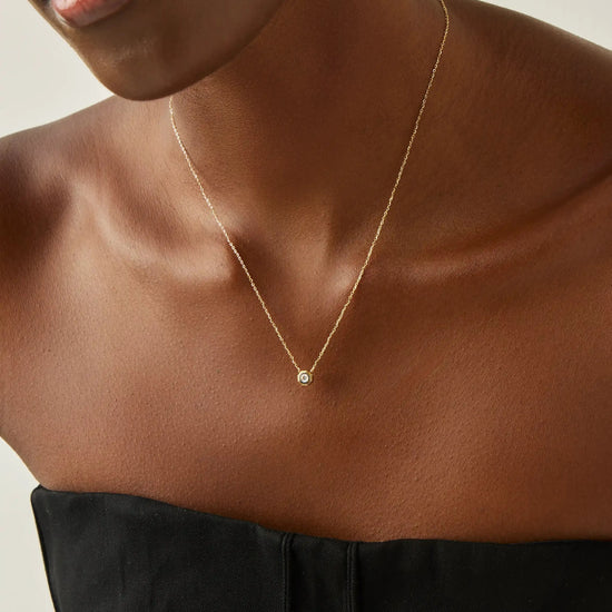 Lucy Williams Fine Diamond Pendant Necklace | 14ct Yellow Gold Necklaces Missoma 