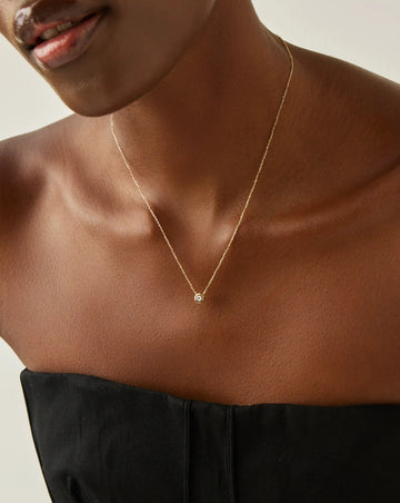 Lucy Williams Fine Diamond Pendant Necklace | 14ct Yellow Gold Necklaces Missoma 