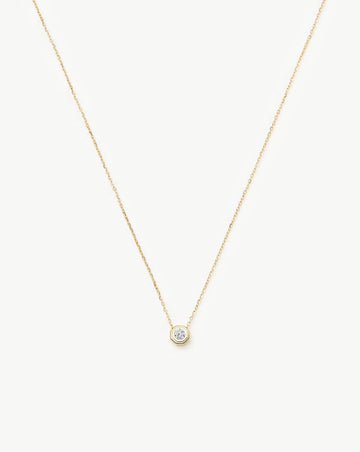 Lucy Williams Fine Diamond Pendant Necklace | 14ct Yellow Gold Necklaces Missoma 