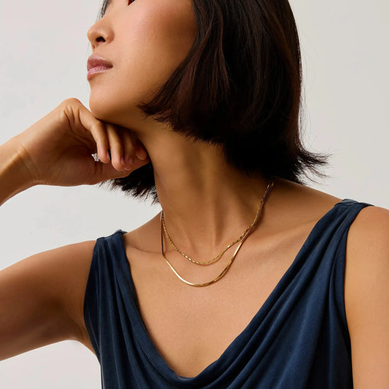 Lucy Williams Horizon Link Chain Necklace | 18ct Gold Vermeil Necklaces Missoma 