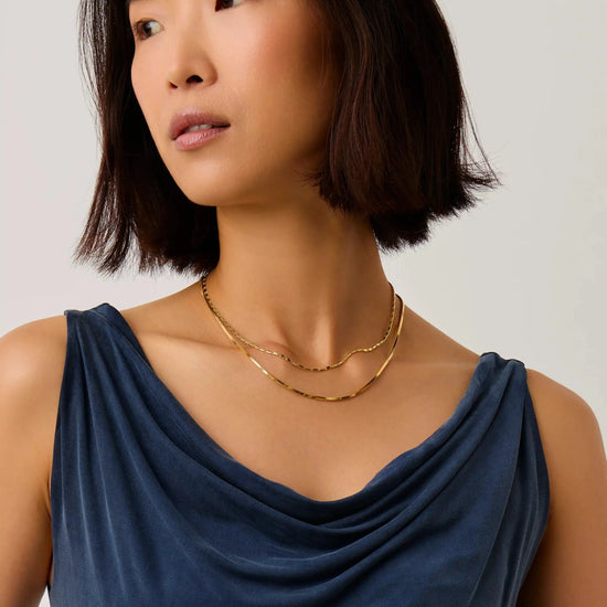 Lucy Williams Horizon Link Chain Necklace | 18ct Gold Vermeil Necklaces Missoma 
