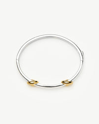 Lucy Williams Knot Hinged Bangle | Mixed Metal Bracelets Missoma 