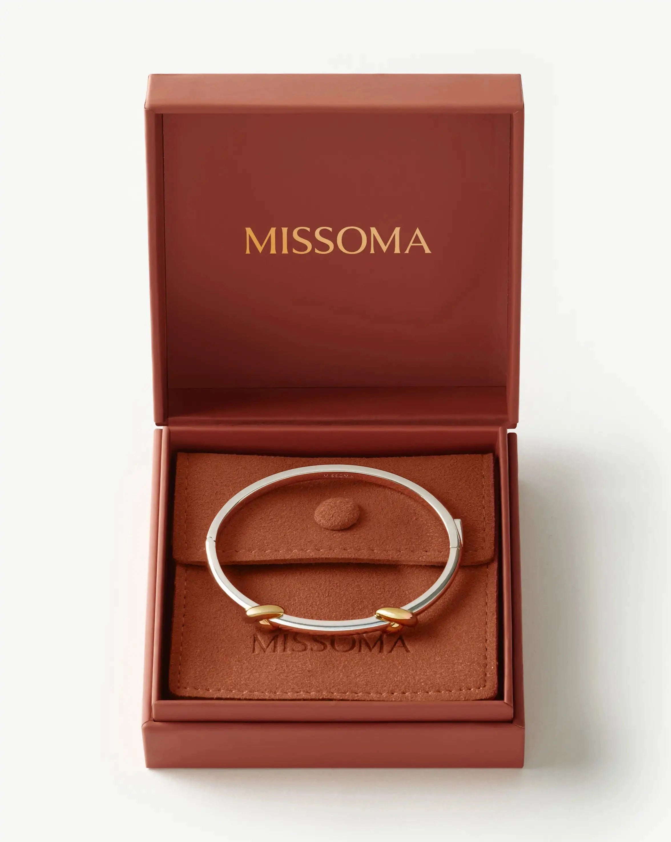 Lucy Williams Knot Hinged Bangle | Mixed Metal Bracelets Missoma 