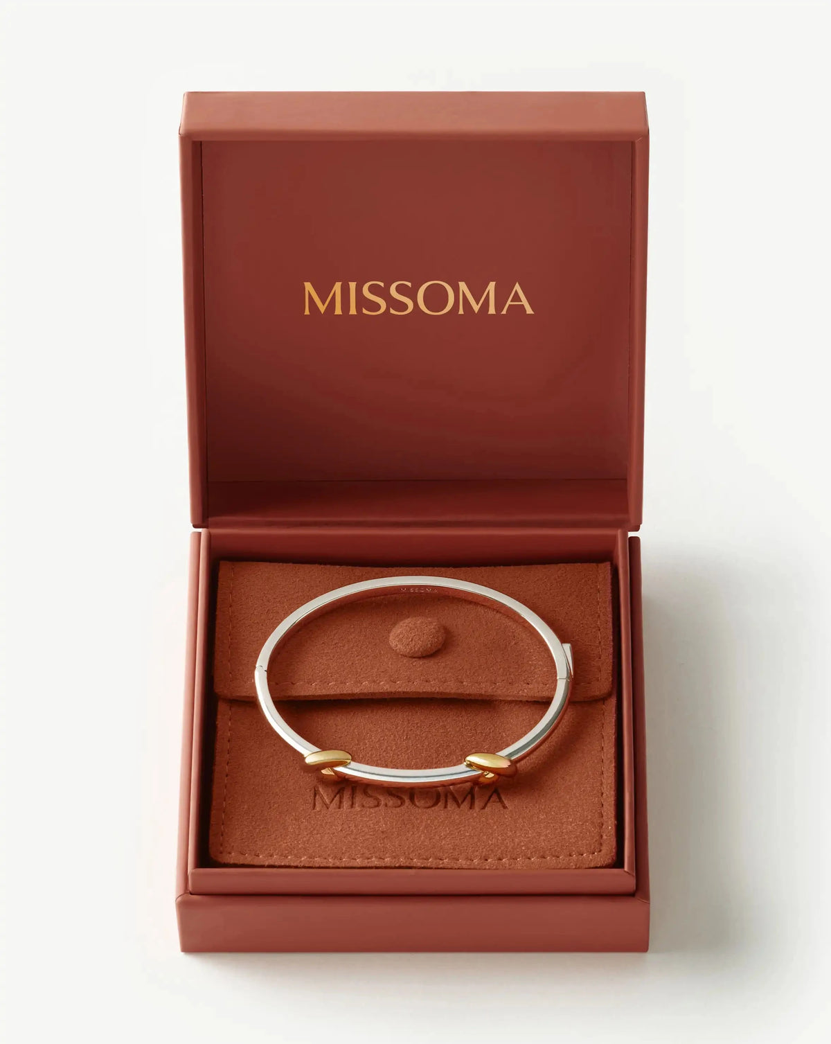 Lucy Williams Knot Hinged Bangle | Mixed Metal Bracelets Missoma 