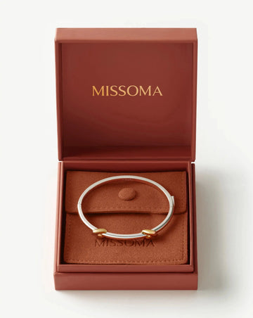 Lucy Williams Knot Hinged Bangle | Mixed Metal Bracelets Missoma 