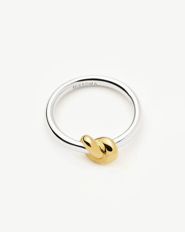 Lucy Williams Knot Stacking Ring | Mixed Metal Rings Missoma 