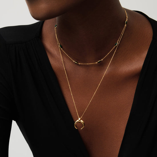 Lucy Williams Large Horn Pendant Necklace Necklaces Missoma 