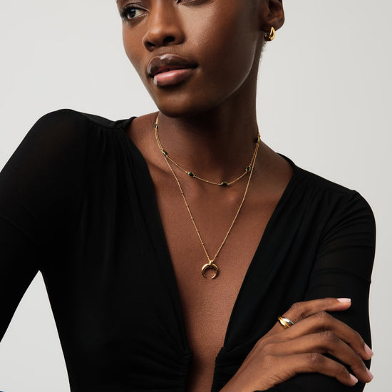 Lucy Williams Large Horn Pendant Necklace Necklaces Missoma 