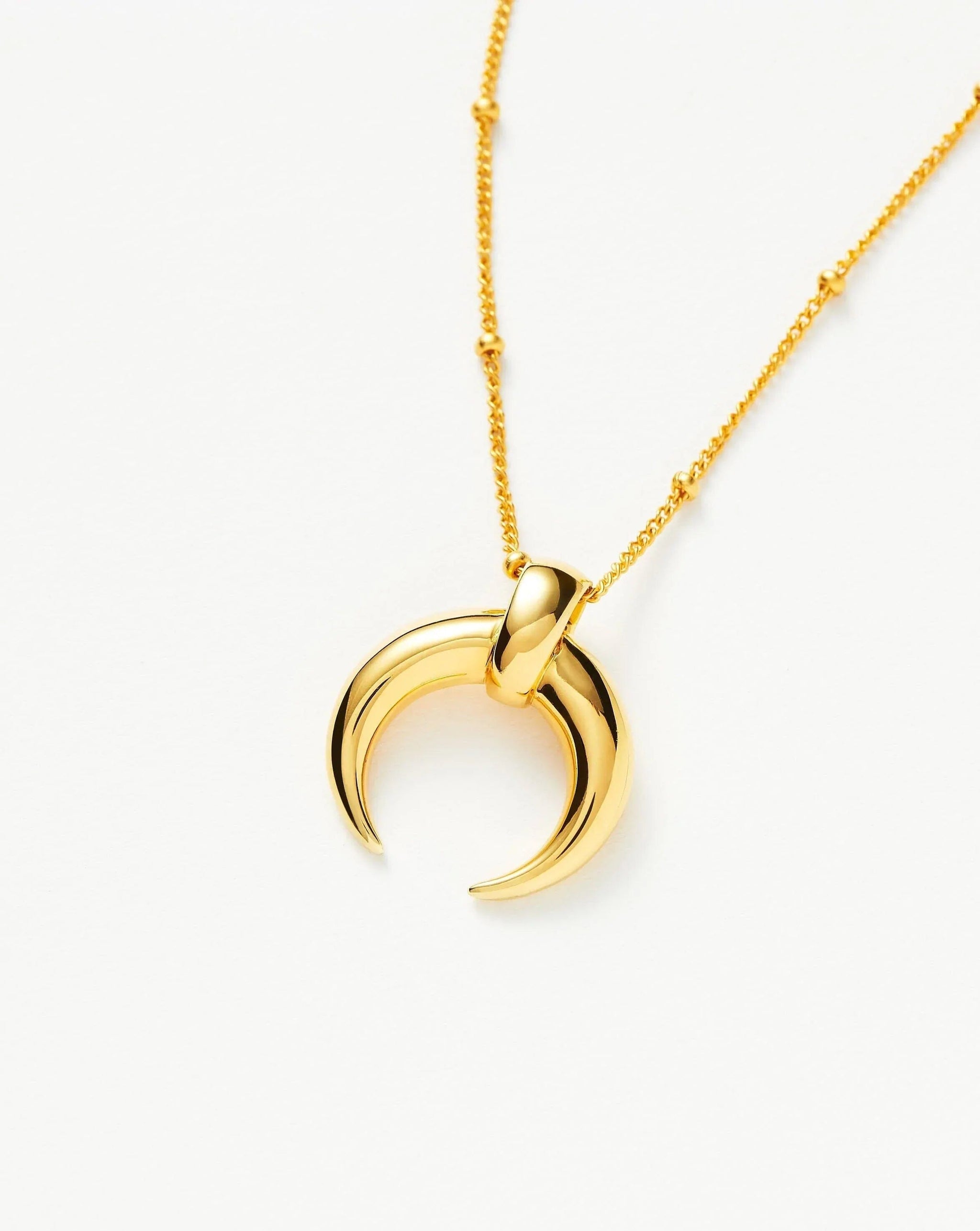 Lucy Williams Large Horn Pendant Necklace Necklaces Missoma 