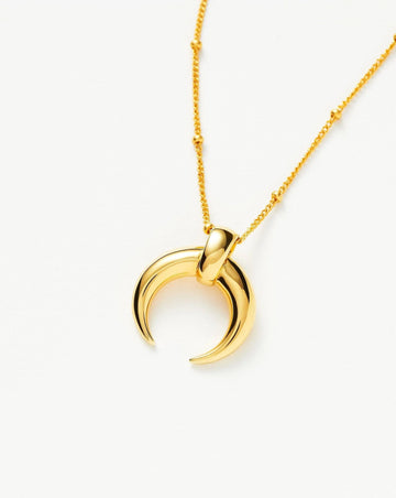 Lucy Williams Large Horn Pendant Necklace Necklaces Missoma 