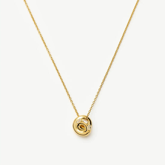 Lucy Williams Pavé Knot Pendant Necklace | 18ct Gold Plated Necklaces Missoma 