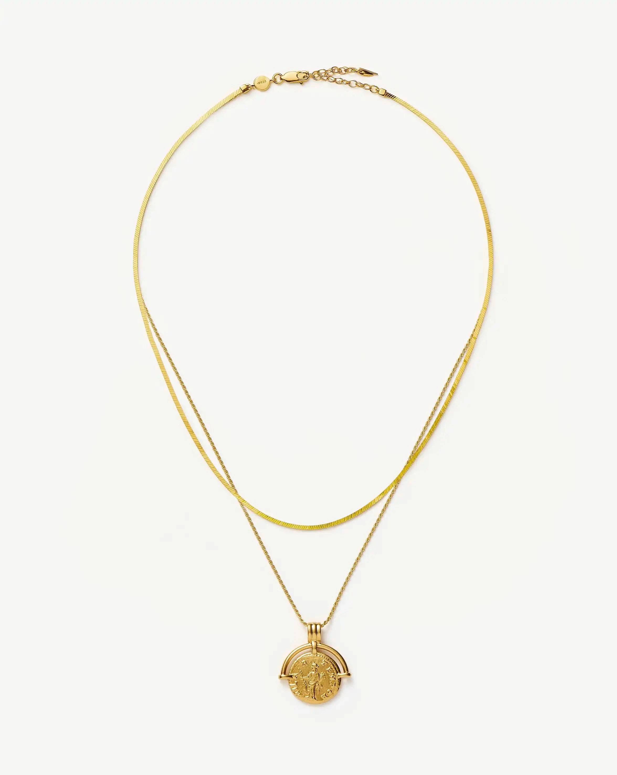 Lucy Williams Roman Arc & Snake Necklace Set | 18ct Gold Plated / 18ct Gold Plated Vermeil Necklaces Missoma 