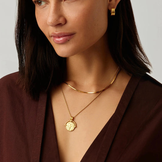 Lucy Williams Roman Arc & Snake Necklace Set | 18ct Gold Plated / 18ct Gold Plated Vermeil Necklaces Missoma 