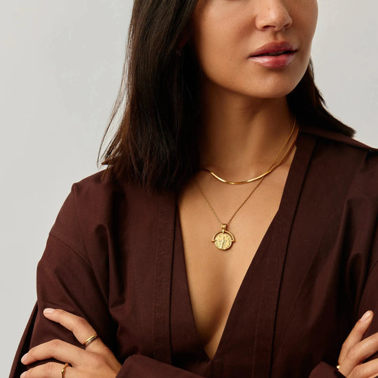 Lucy Williams Roman Arc & Snake Necklace Set | 18ct Gold Plated / 18ct Gold Plated Vermeil Necklaces Missoma 