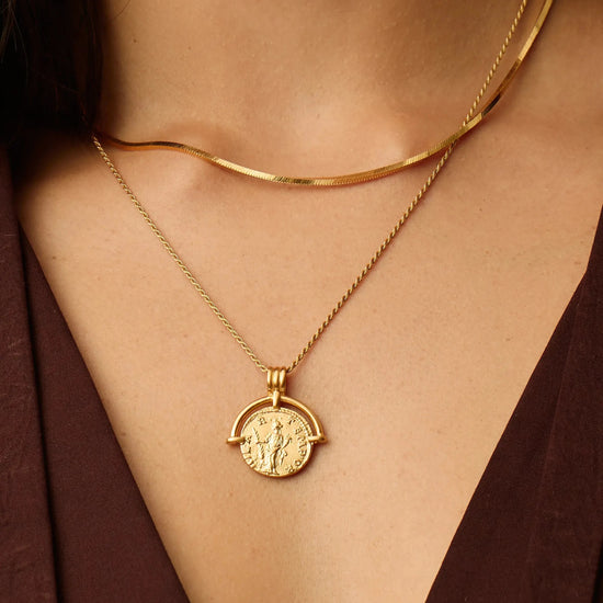 Lucy Williams Roman Arc & Snake Necklace Set | 18ct Gold Plated / 18ct Gold Plated Vermeil Necklaces Missoma 