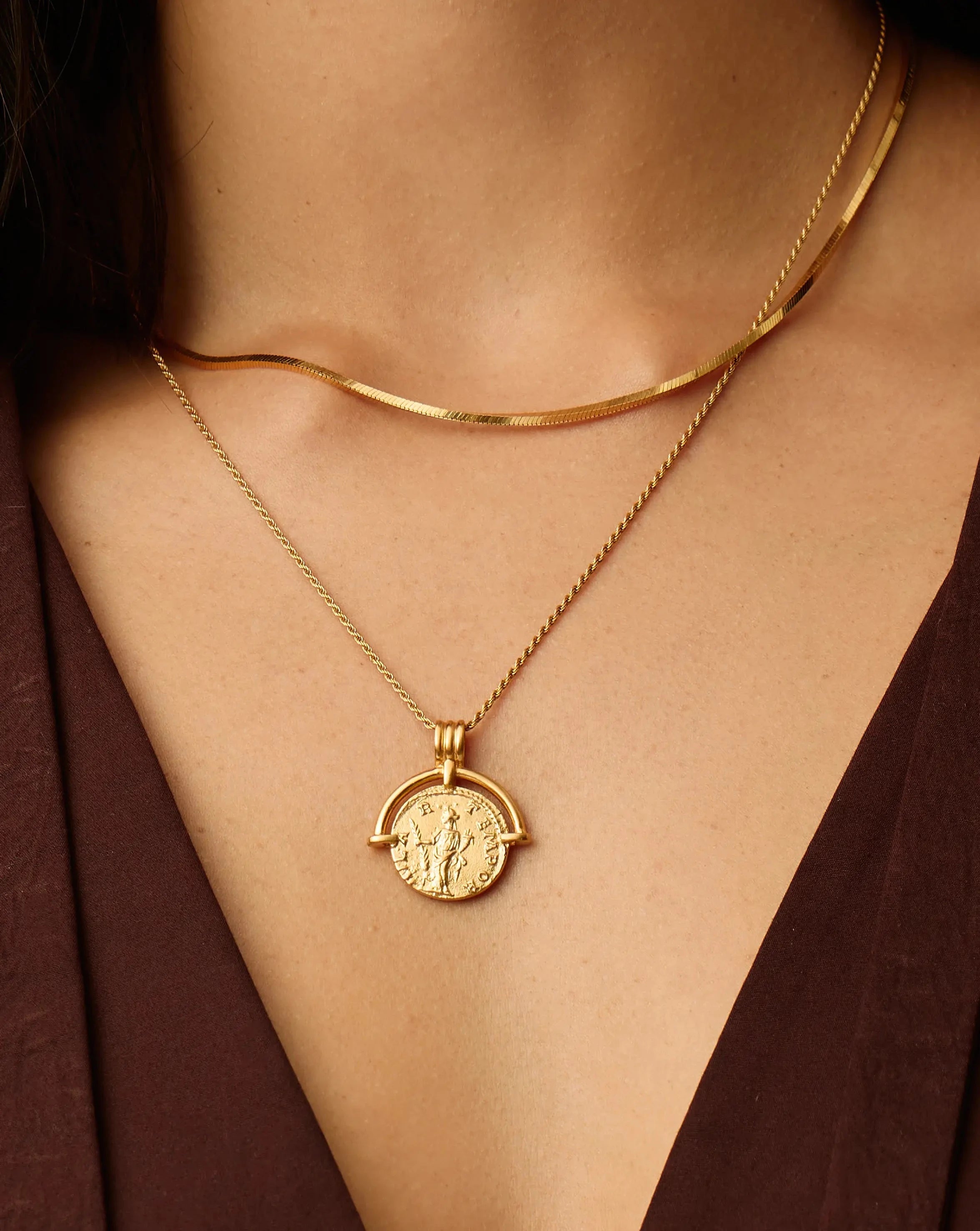 Lucy Williams Roman Arc & Snake Necklace Set | 18ct Gold Plated / 18ct Gold Plated Vermeil Necklaces Missoma 