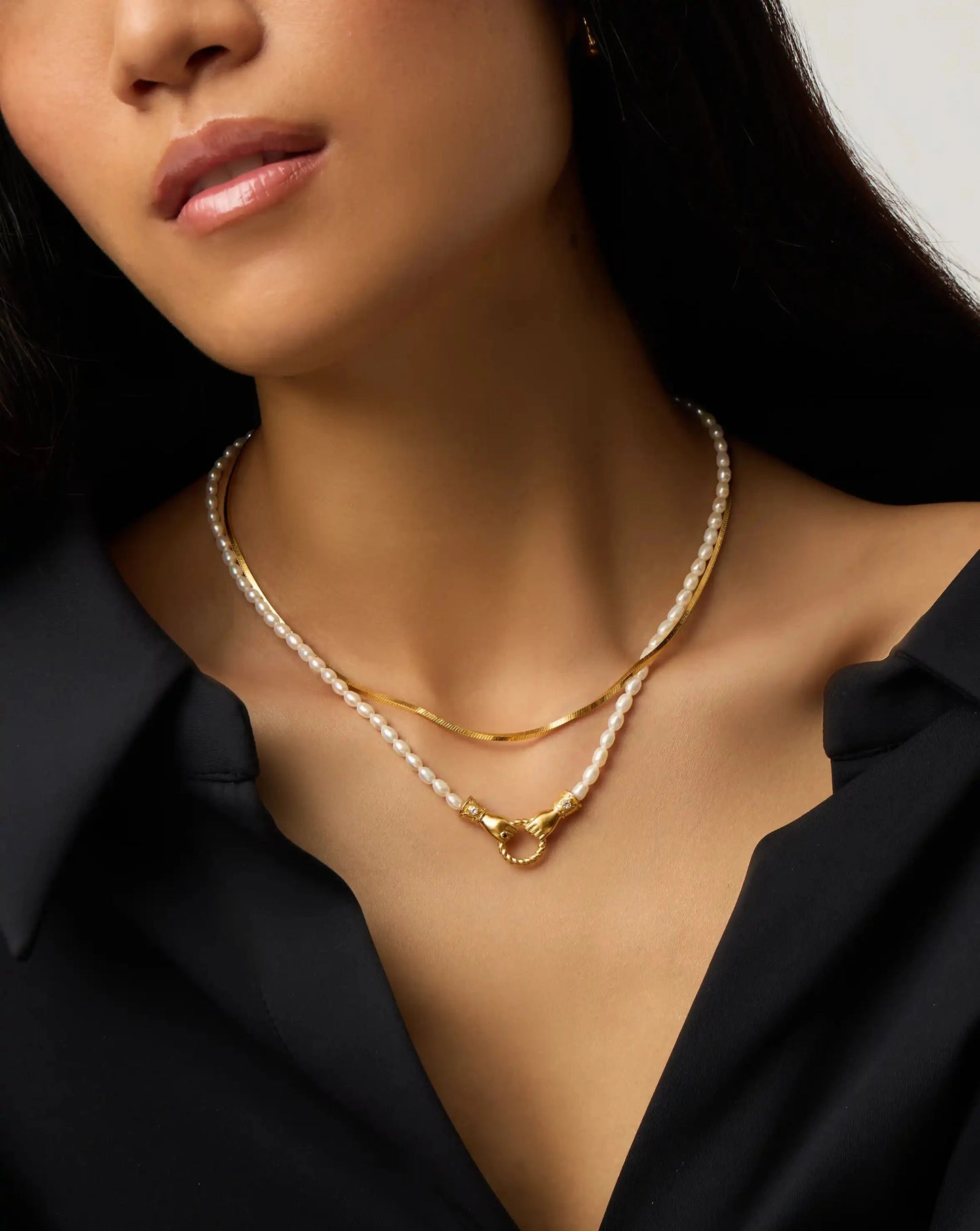 Lucy Williams Short Square Snake Chain Necklace Necklaces Missoma 