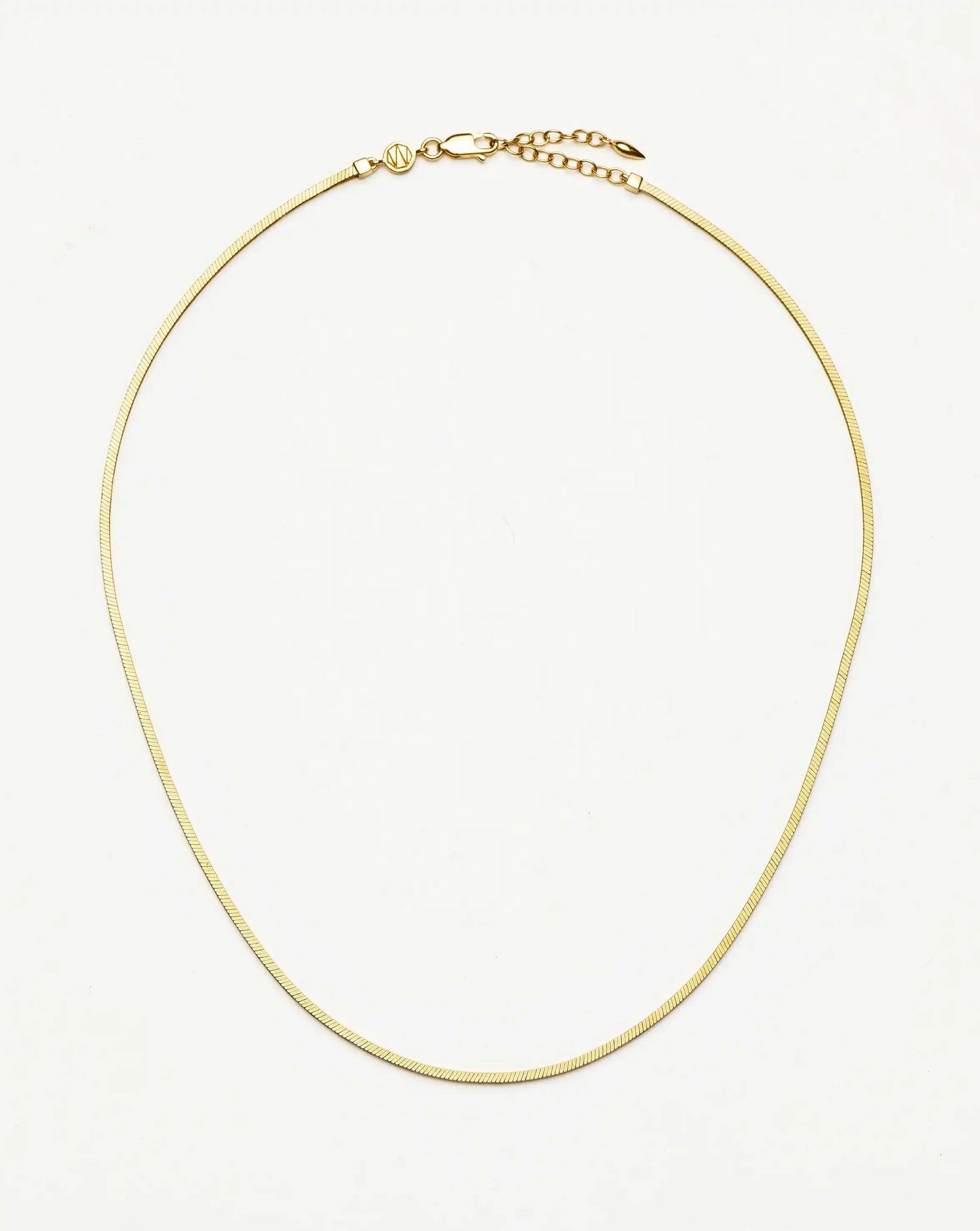 Lucy Williams Short Square Snake Chain Necklace Necklaces Missoma 