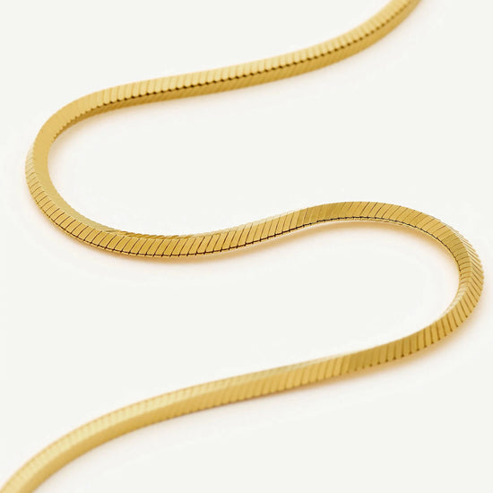 Lucy Williams Square Snake Chain Anklet Anklets Missoma 
