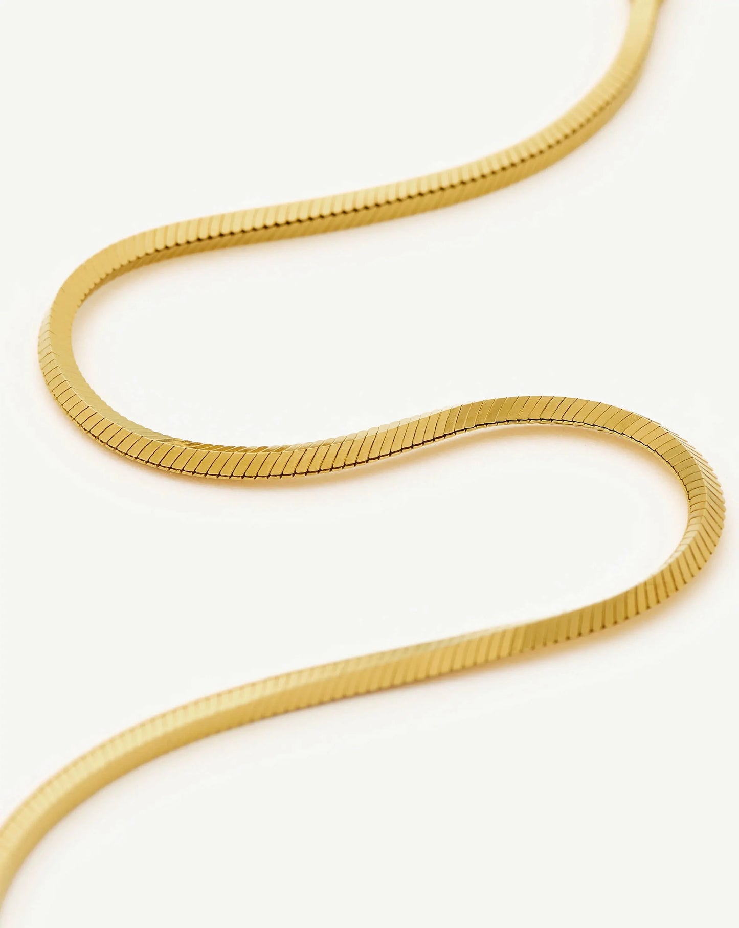 Lucy Williams Square Snake Chain Anklet Anklets Missoma 
