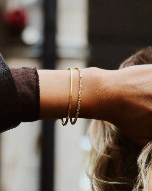 Lucy Williams Square Snake Chain Bracelet Bracelets Missoma 