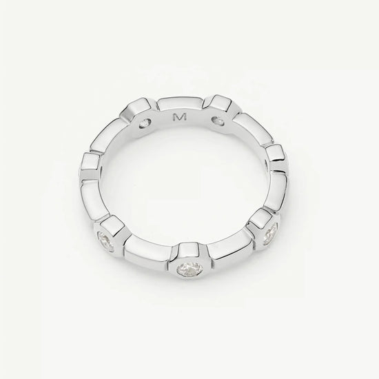 Lucy Williams Stackable Tennis Ring | Silver Plated Rings Missoma 