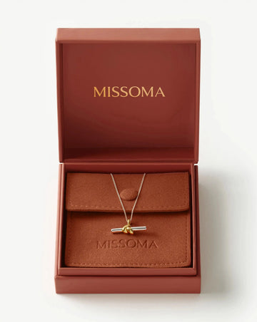 Lucy Williams T-Bar Knot Pendant Necklace | Mixed Metal Necklaces Missoma 