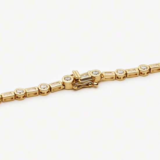 Lucy Williams Tennis Bracelet | 18ct Gold Vermeil Bracelets Missoma 