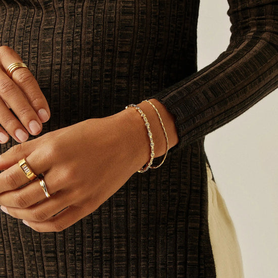 Lucy Williams Tennis Bracelet | 18ct Gold Vermeil Bracelets Missoma 
