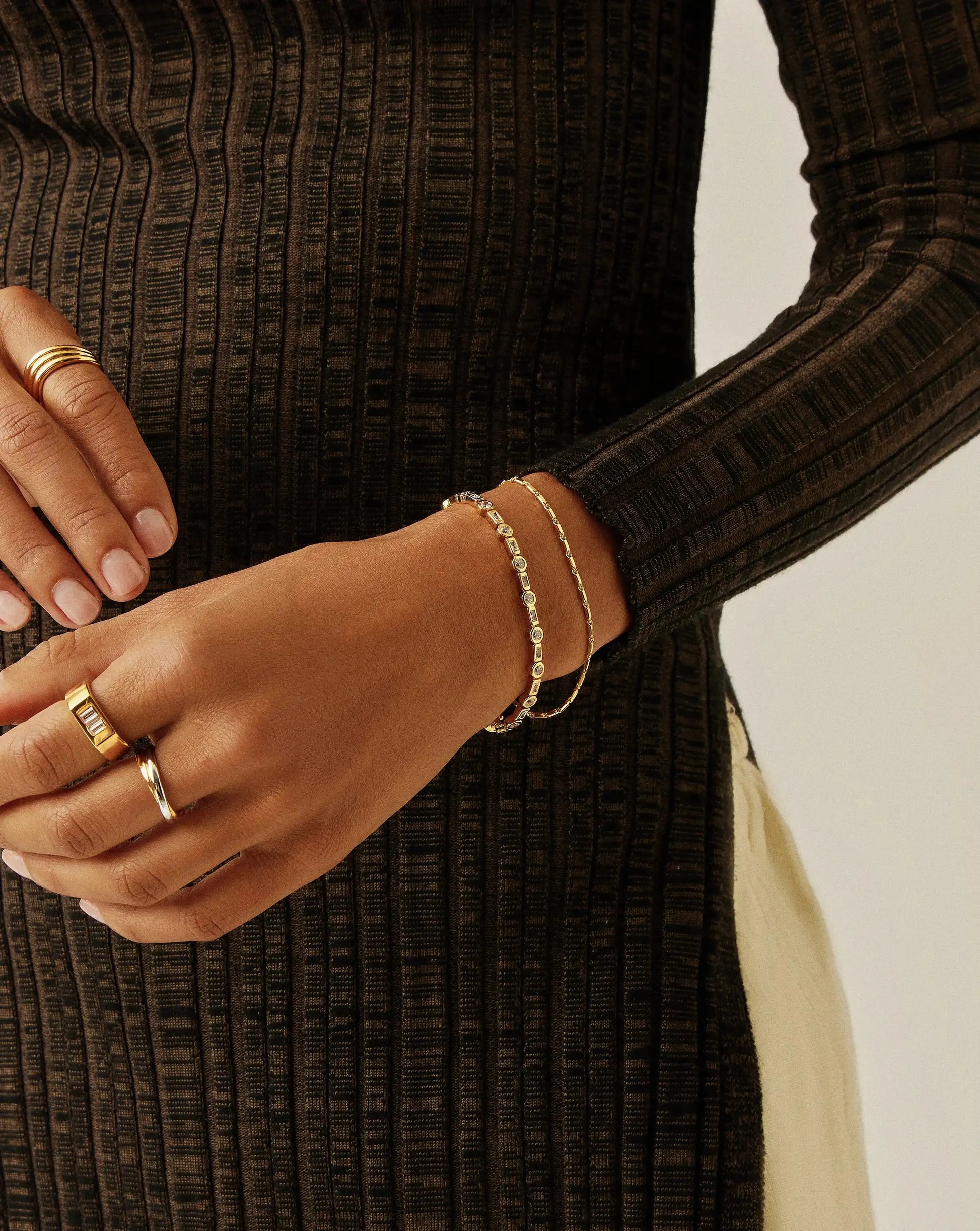 Lucy Williams Tennis Bracelet | 18ct Gold Vermeil Bracelets Missoma 