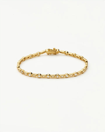 Lucy Williams Tennis Bracelet | 18ct Gold Vermeil Bracelets Missoma 