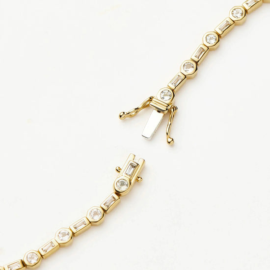 Lucy Williams Tennis Bracelet | 18ct Gold Vermeil Bracelets Missoma 