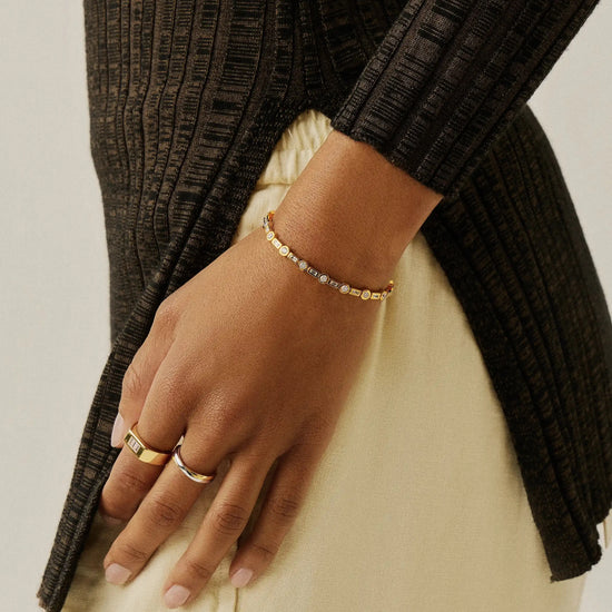 Lucy Williams Tennis Bracelet | 18ct Gold Vermeil Bracelets Missoma 